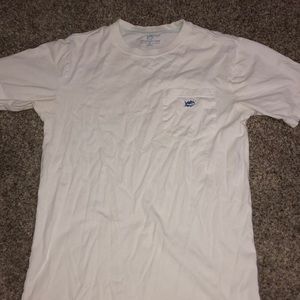 White southern tide pocket tee